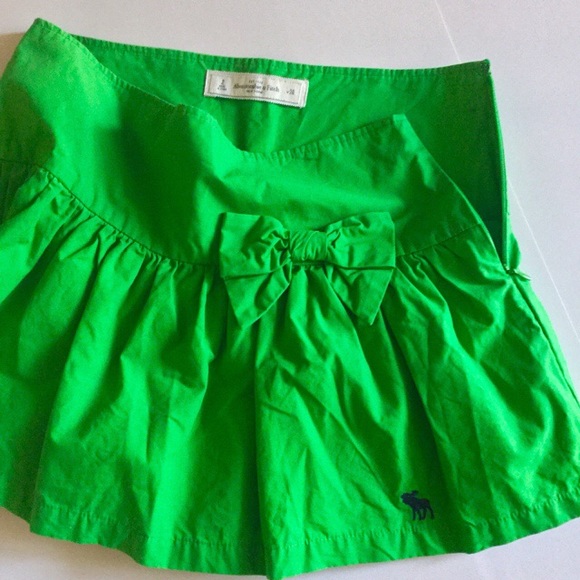 Abercrombie & Fitch Green Mckenna Skirt Size W 26 - Picture 7 of 8